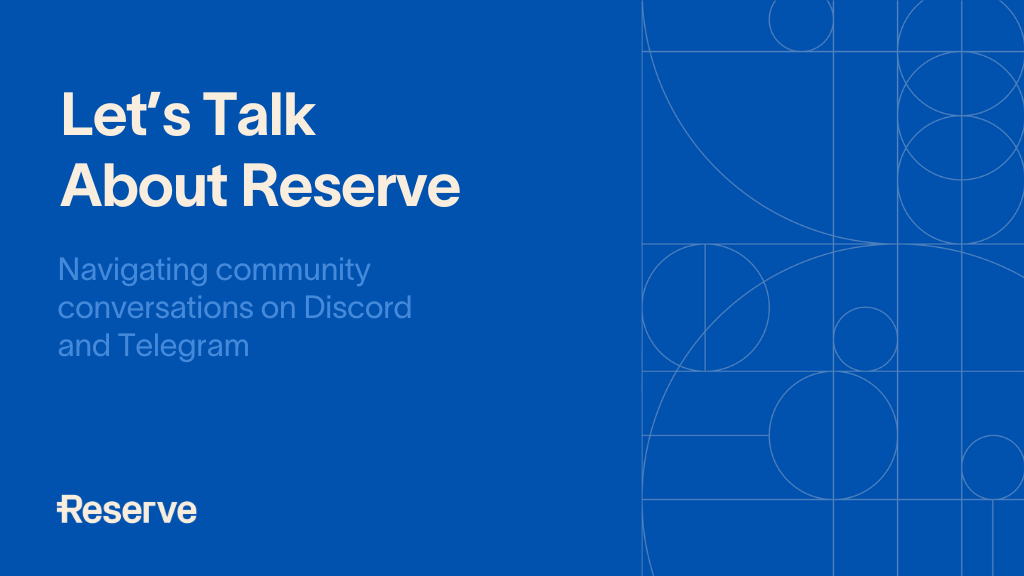 Community Update: Where To Talk Reserve