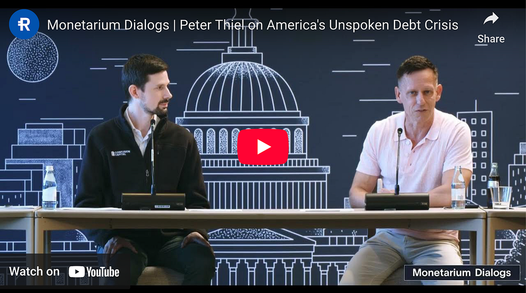 Peter Thiel on America's Unspoken Debt Crisis